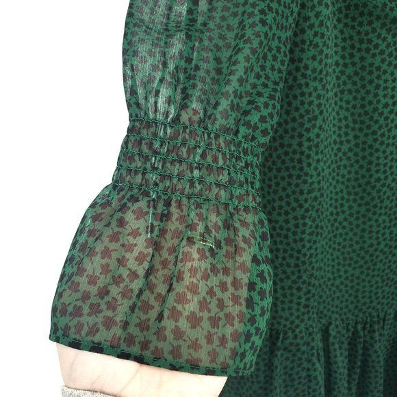Boden Green Long Sleeve Dress - Picture 4 of 11